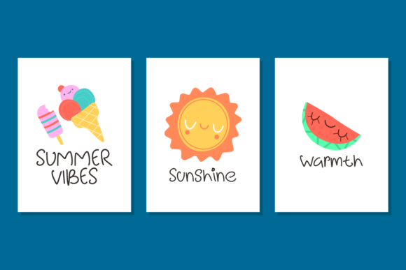 Iridescent Font PNG with transparent background - Preview 3