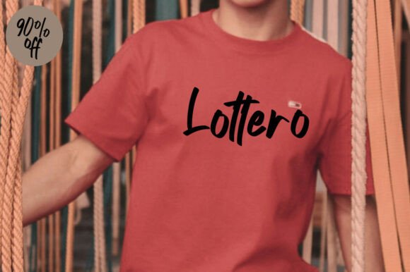 Lottero Font PNG with transparent background - Preview 5