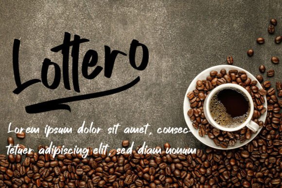 Lottero Font PNG with transparent background - Preview 6
