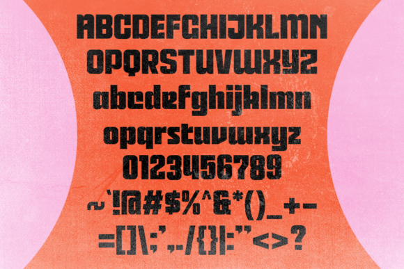 Renamp Font PNG with transparent background - Preview 3