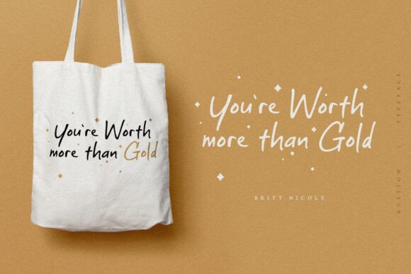 Rustigh Font PNG with transparent background - Preview 2