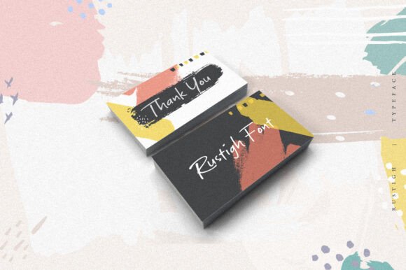 Rustigh Font PNG with transparent background - Preview 6