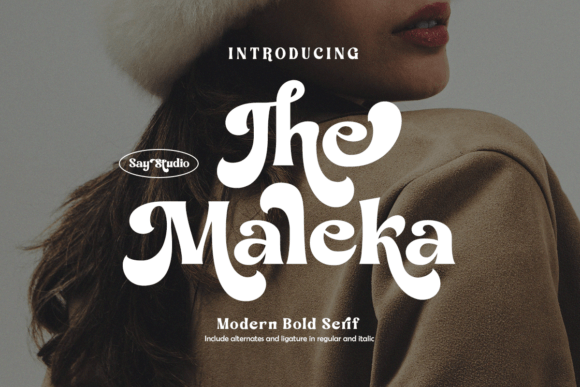 The Maleka font