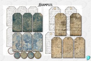 Writing Overlay Tag Ephemera Template Graphic by Emily Designs ...