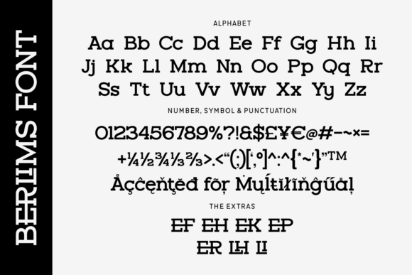 Berlims Font - Preview 3