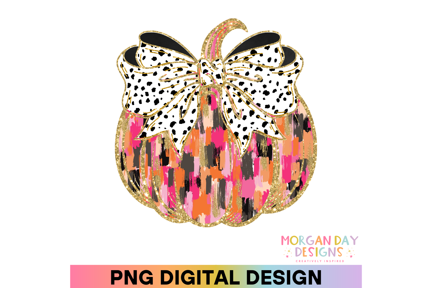 Brushstroke Pumpkin PNG Graphic by Morgan Day Designs · Creative Fabrica