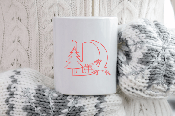 Chrismas Deer Font PNG with transparent background - Preview 6