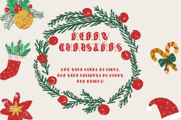 Christmas Heart Font - Preview 2