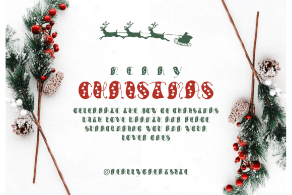 Christmas Heart Font - Preview 3