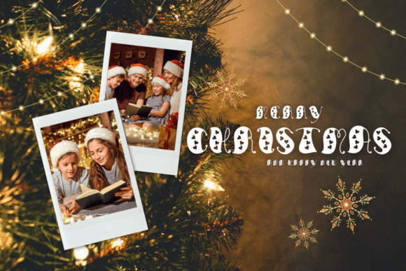 Christmas Heart Font - Preview 4