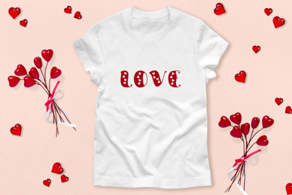 Christmas Heart Font - Preview 6