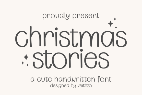 Christmas Stories Skript-Schriftarten Schriftart Von Keithzo (7NTypes)