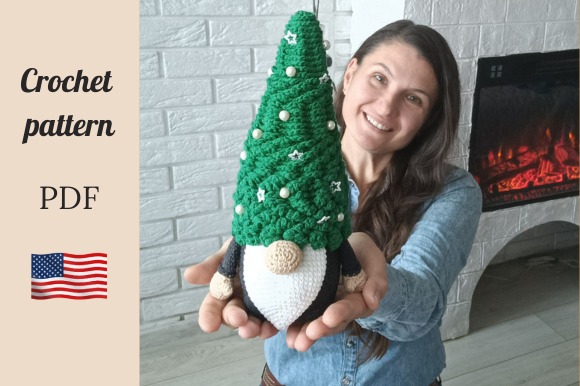 Christmas Tree Gnome Crochet Patern