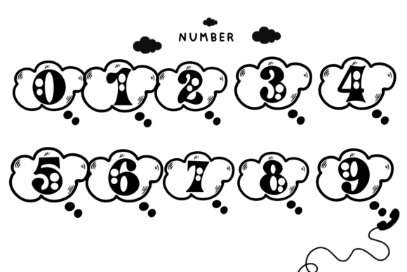 Cloudy Chat Font - Preview 3
