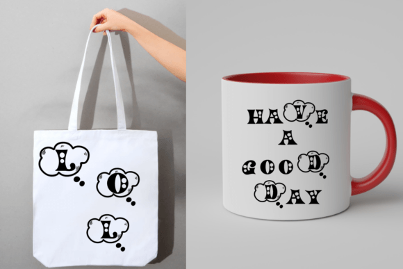 Cloudy Chat Font - Preview 4