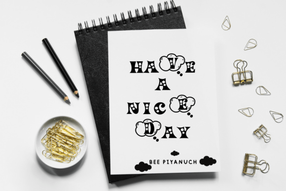 Cloudy Chat Font - Preview 5