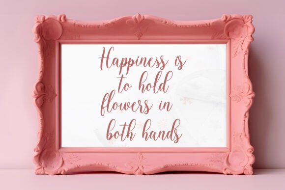 Dainty Blossoms Font - Preview 4