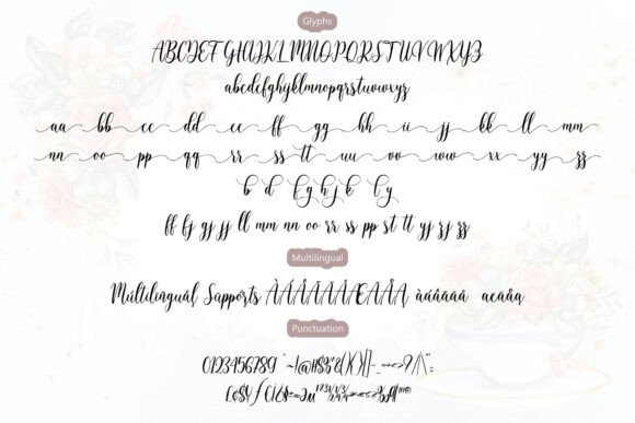 Dainty Blossoms Font - Preview 5