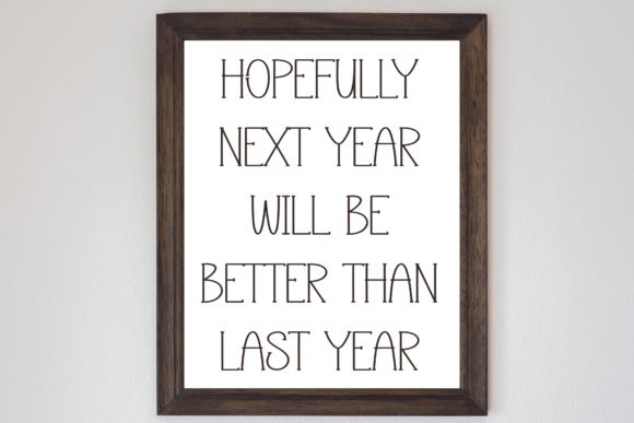 December Christmas Font - Preview 3