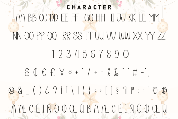 December Christmas Font - Preview 4