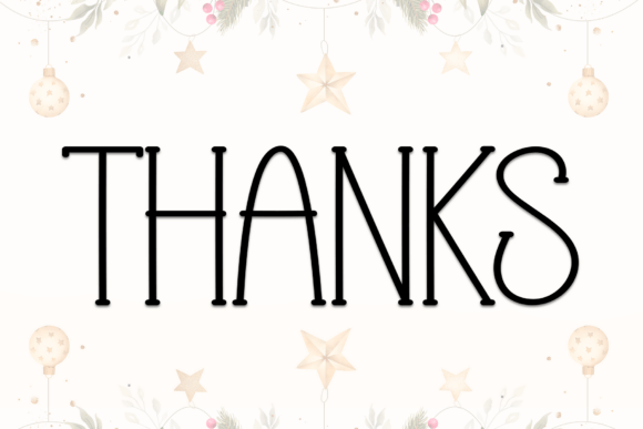 December Christmas Font - Preview 5