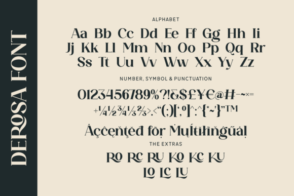 Derosa Font - Preview 2