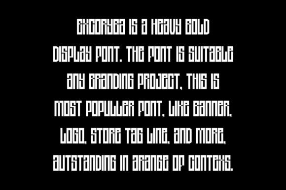 Excoryba Font - Preview 3
