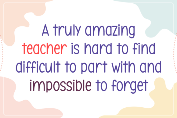 Faculty Student Font - Preview 2