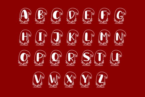 Gnome Chrismas Font - Preview 1