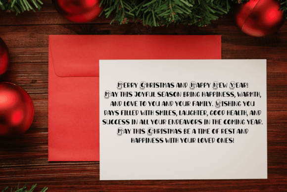 Gnome Chrismas Font - Preview 4
