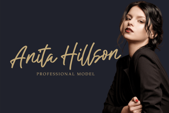 Golden Hills Font font preview - 1