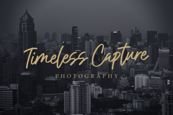Golden Hills Font font preview - 4