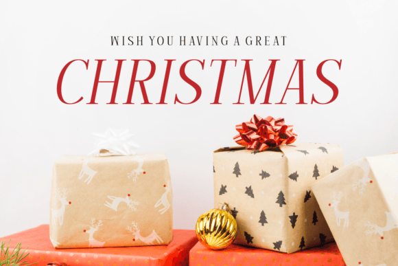 Homeric Christmas Font - Preview 2