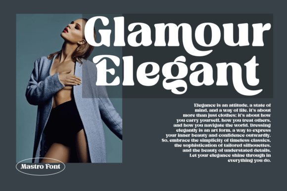 Mastro Font PNG with transparent background - Preview 3