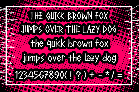 Nordic Punk Font PNG with transparent background - Preview 3
