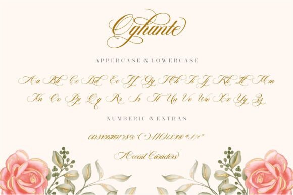 Oghante Font PNG with transparent background - Preview 2