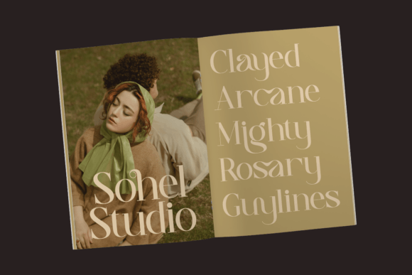 Regal Flourish Font PNG with transparent background - Preview 2