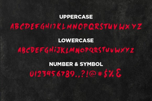Sarean Font PNG with transparent background - Preview 5