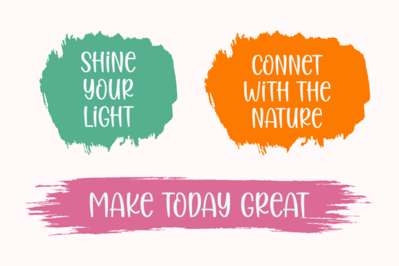 Short Break Font PNG with transparent background - Preview 3