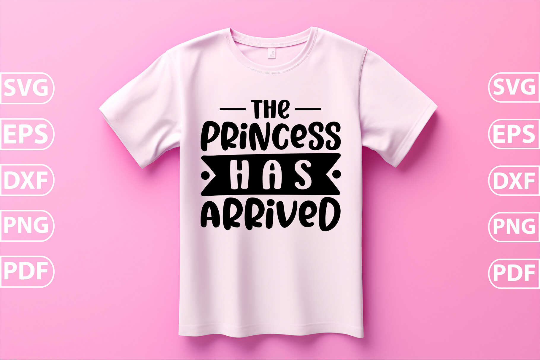 The Princess Has Arrived Craft SVG Graphic by SVGcraftor · Creative Fabrica
