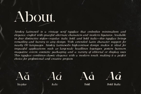 Ainsley Latinesed Font - Preview 1