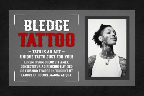 Bledge Mistic Font - Preview 2