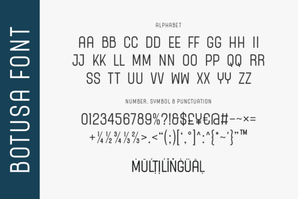 Botusa Font - Preview 1