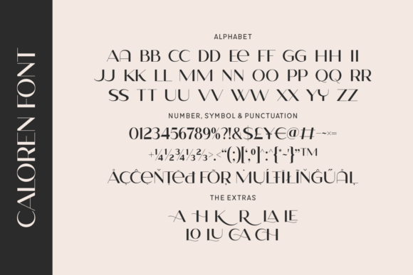 Caloren Font - Preview 2