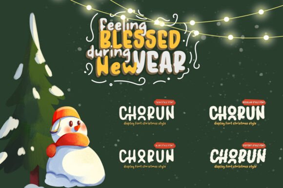 Chorun Font - Preview 1