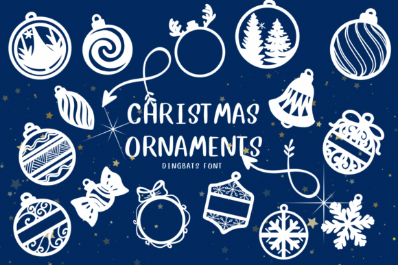 Preview of Christmas Ornaments dingbat font