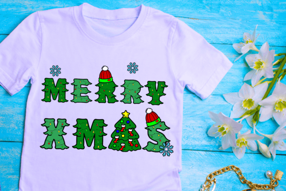Christmas Tree Font - Preview 4