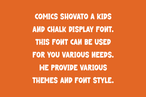 Comics Shovato Font - Preview 3
