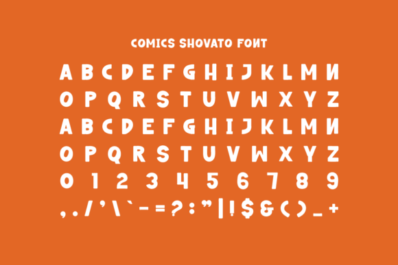 Comics Shovato Font - Preview 4