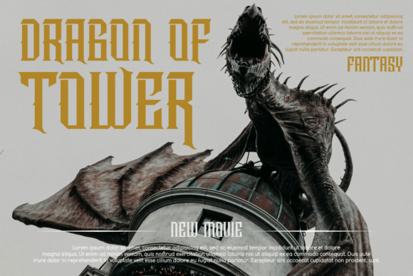 Dacters Font PNG with transparent background - Preview 3